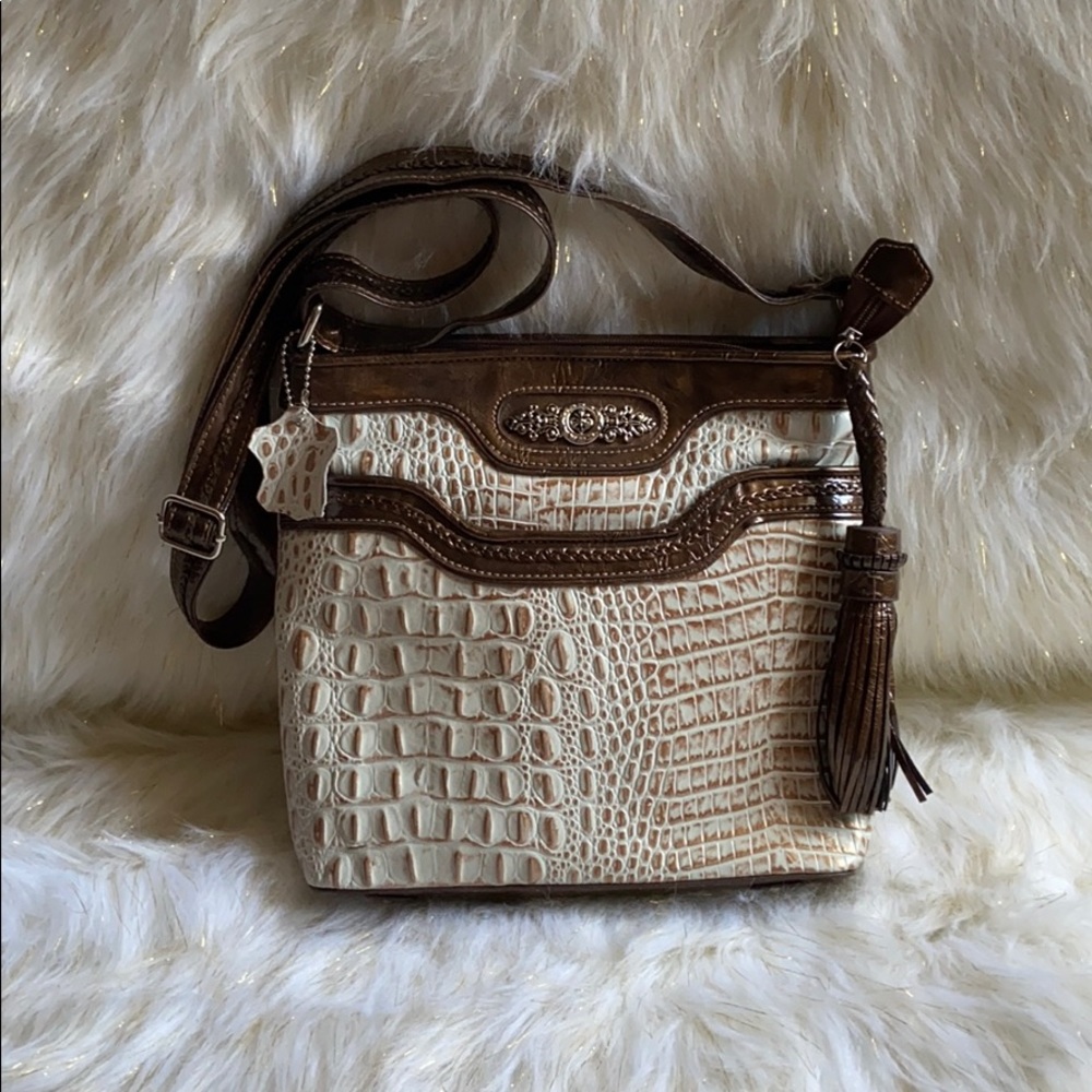 Marc Chantal M.C. Crossbody Crocodile print Purse